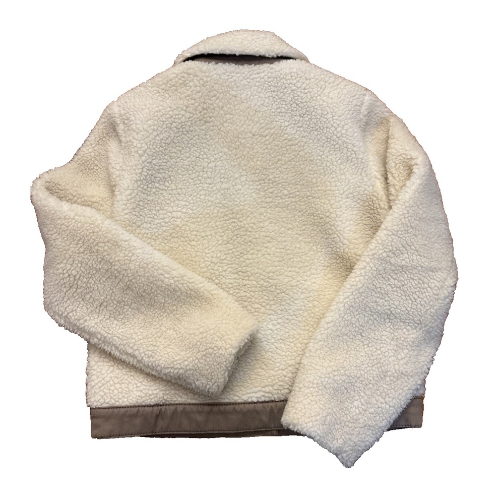 Madewell Cream Sherpa Jacket - Picture 3 of 16